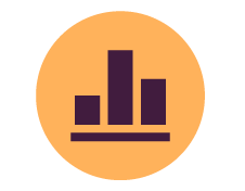 Chart icon Icon of a chart